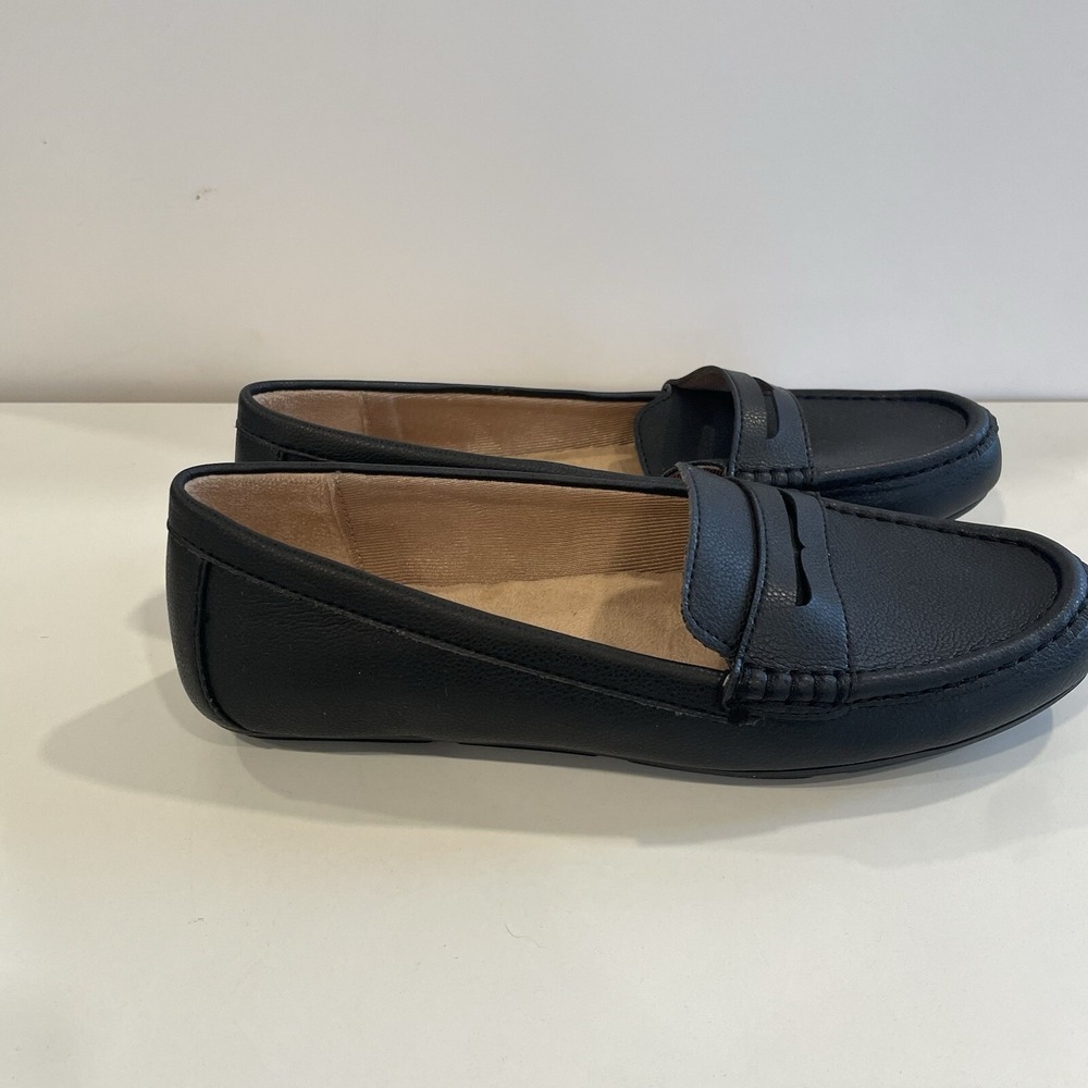 LifeStride Black Riviera Loafers Women's Size 8 Comfort Cushion Supportive Shoes - Picture 2 of 8